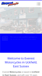 Mobile Screenshot of everestmotorcycles.co.uk